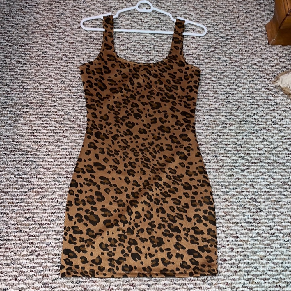 Forever 21 Animal (Leopard) Print Bodycon Dress